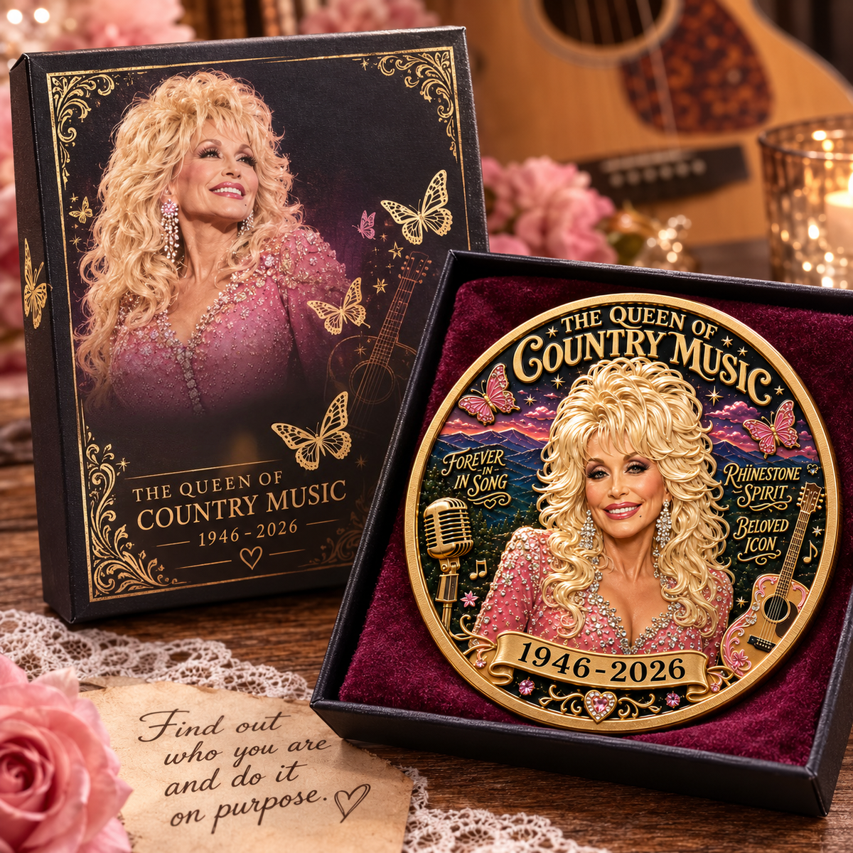 🇺🇸 Last Day Promo: 49% OFF🎸🦋Queen of Country Music Memorial Commemorative Coin