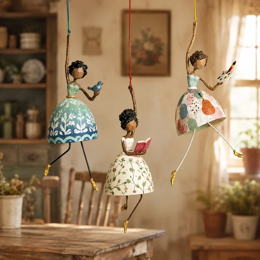 💃✨ Let Your Décor Dance! ✨Whimsical Dancing Lady Hanging Ornament