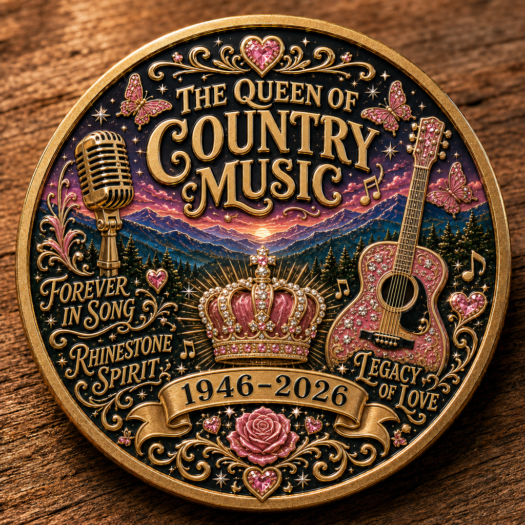 🇺🇸 Last Day Promo: 49% OFF🎸🦋Queen of Country Music Memorial Commemorative Coin