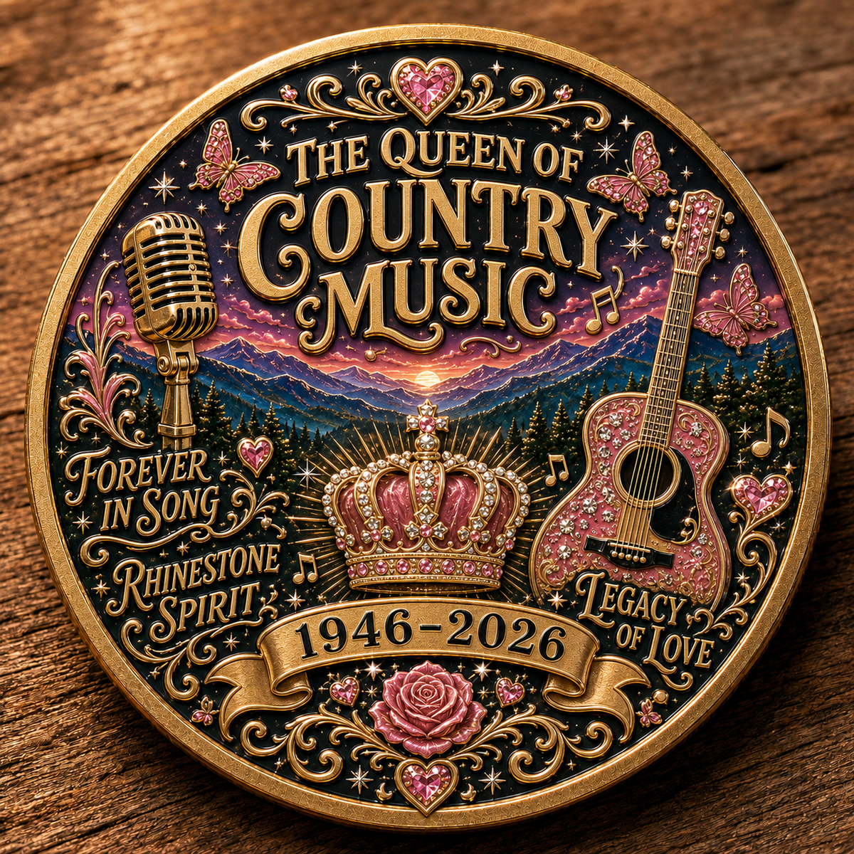 🇺🇸 Last Day Promo: 49% OFF🎸🦋Queen of Country Music Memorial Commemorative Coin