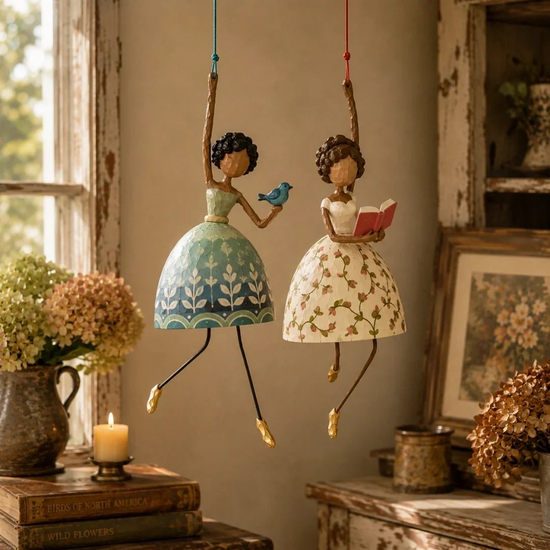 💃✨ Let Your Décor Dance! ✨Whimsical Dancing Lady Hanging Ornament