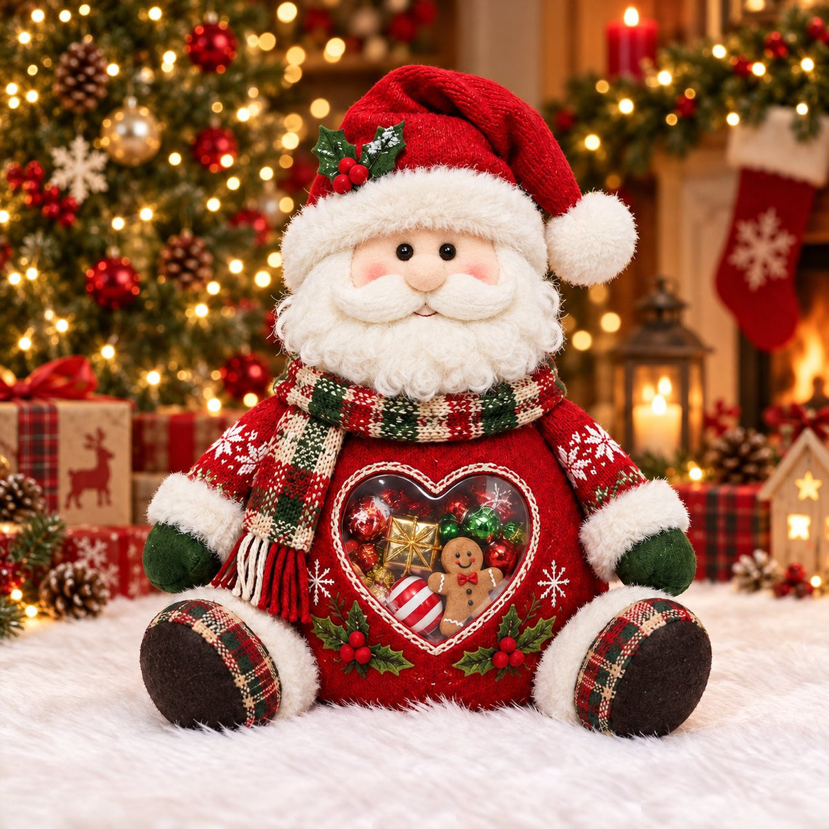🎅Refillable Christmas Figure Treat Holder