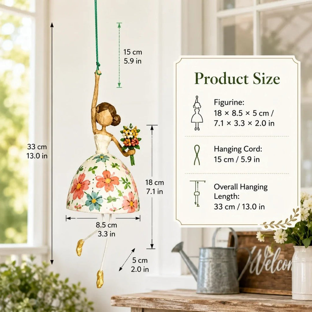 💃✨ Let Your Décor Dance! ✨Whimsical Dancing Lady Hanging Ornament