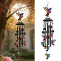 🐦Vintage Colorful Hummingbird Wind Chime with Metal Tubes and Bells