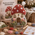 🏡 No-Sew 3D Textile Art Kit: Fairy Village ✨