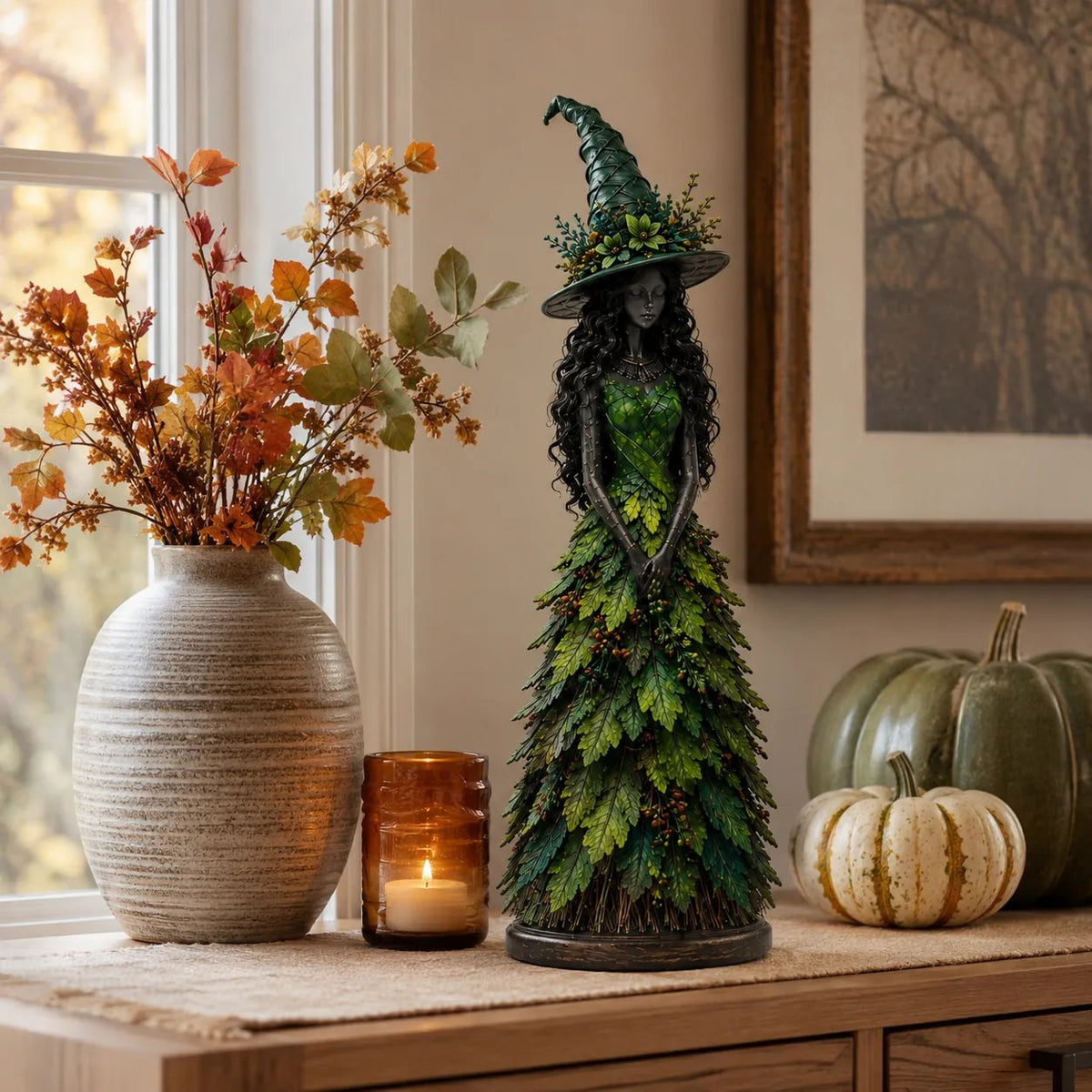 💥LAST DAY: 49% OFF - 🧙 Enchanted Autumn Witch Figurine (📦Buy 2, get free shipping)