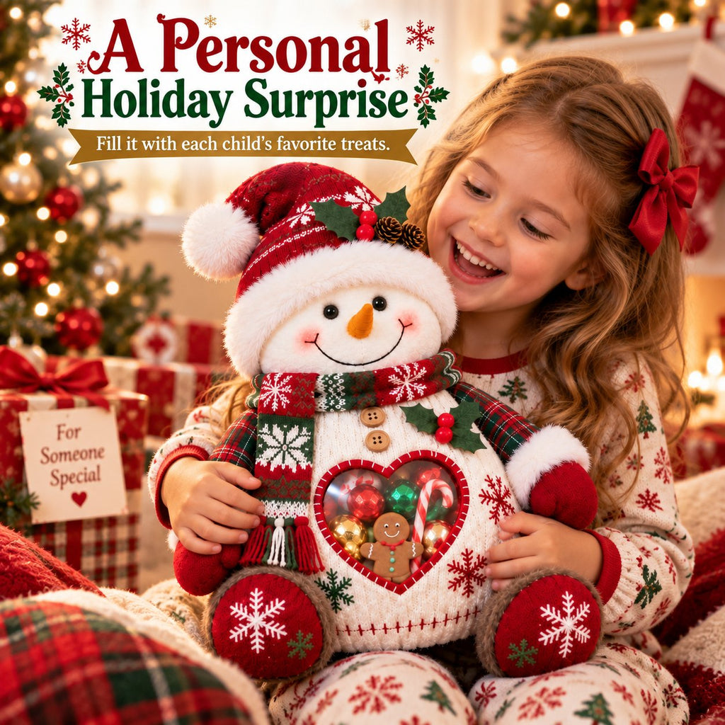 🎅Refillable Christmas Figure Treat Holder