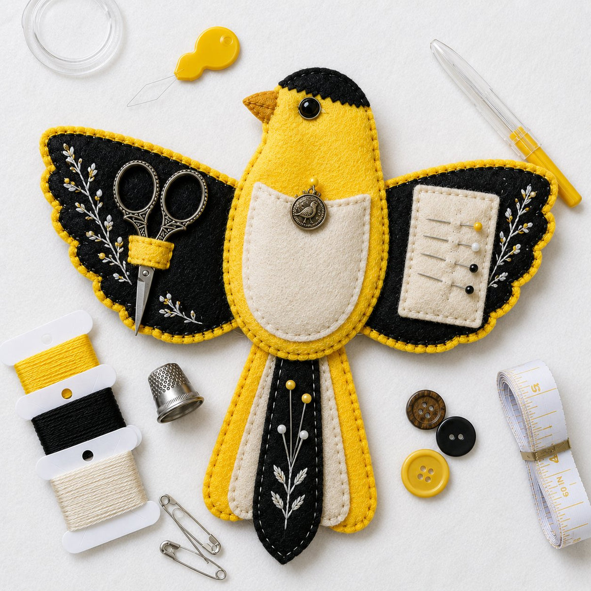 🐦 DIY Felt Bird Sewing Craft Kit 🧵