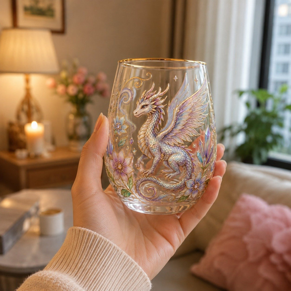 Premium Crystal-Clear Glass- Sip From A World Of Wonder✨