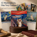 🎨🐱 2027 Famous Painting Cat Calendar — 12 Masterpieces, One Curious Cat