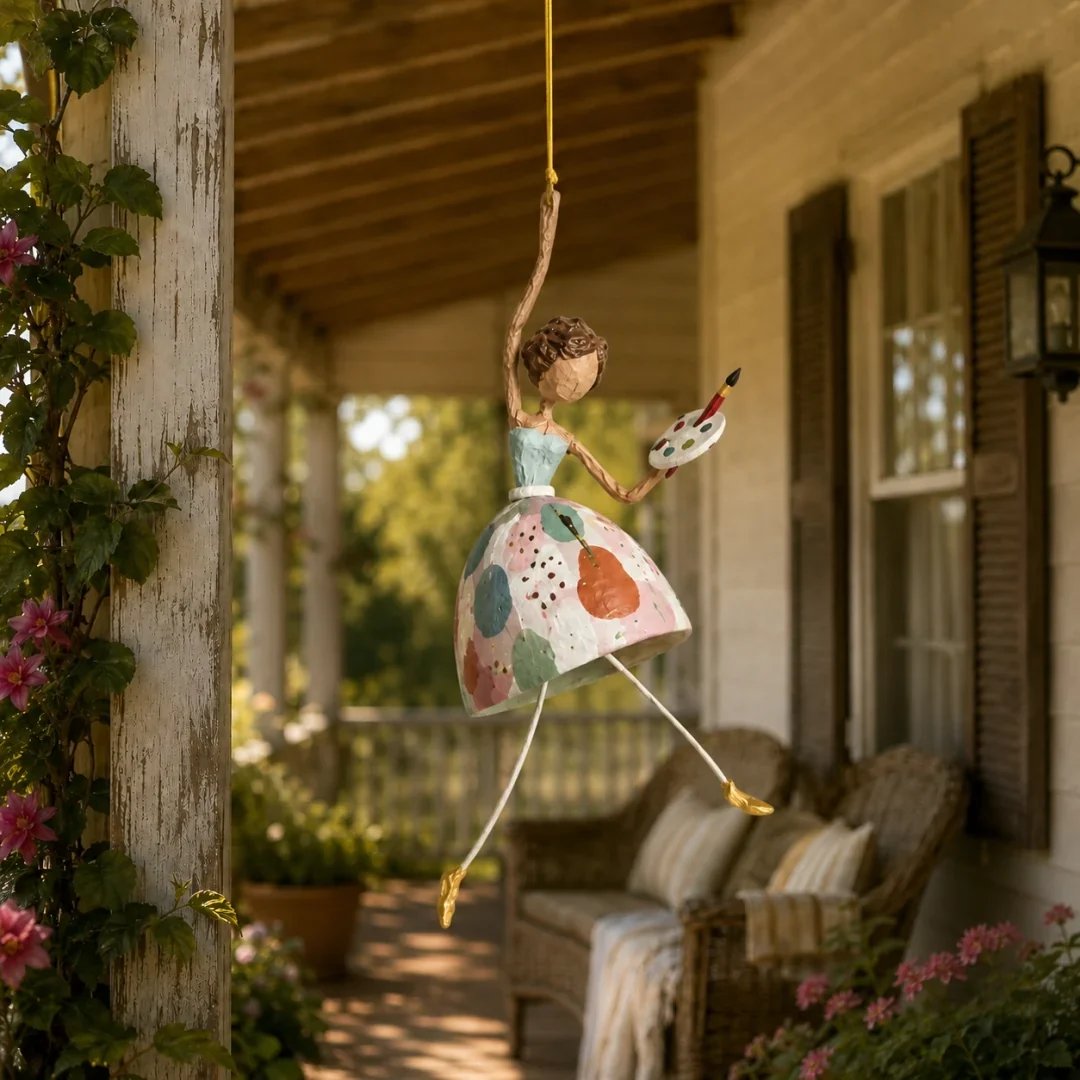 💃✨ Let Your Décor Dance! ✨Whimsical Dancing Lady Hanging Ornament