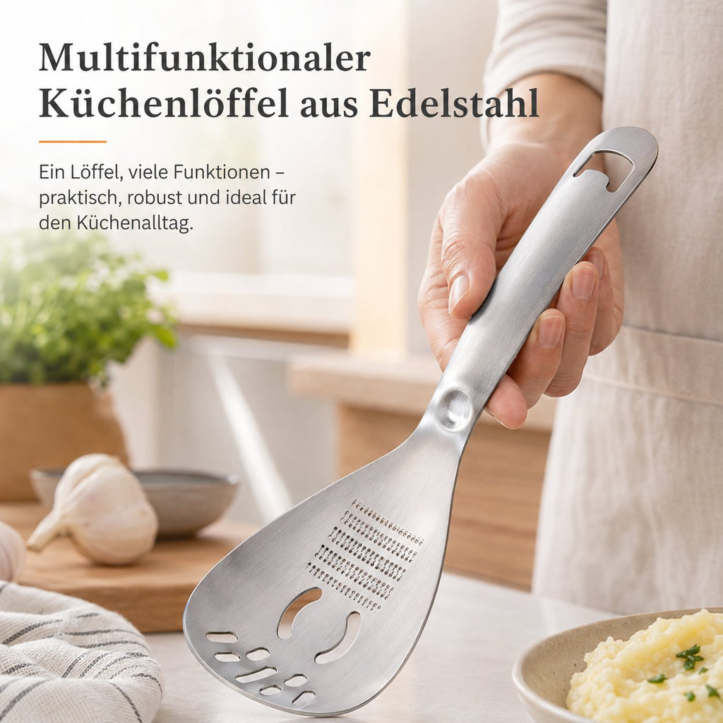 🥄 Multifunctional Stainless Steel Kitchen Spoon