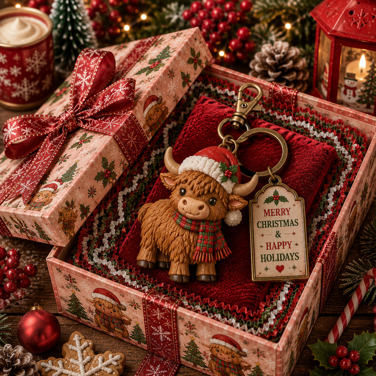 🎄 2026 Christmas Character Keychain Gift Box