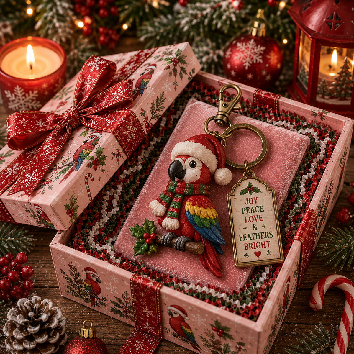 🎄 2026 Christmas Character Keychain Gift Box