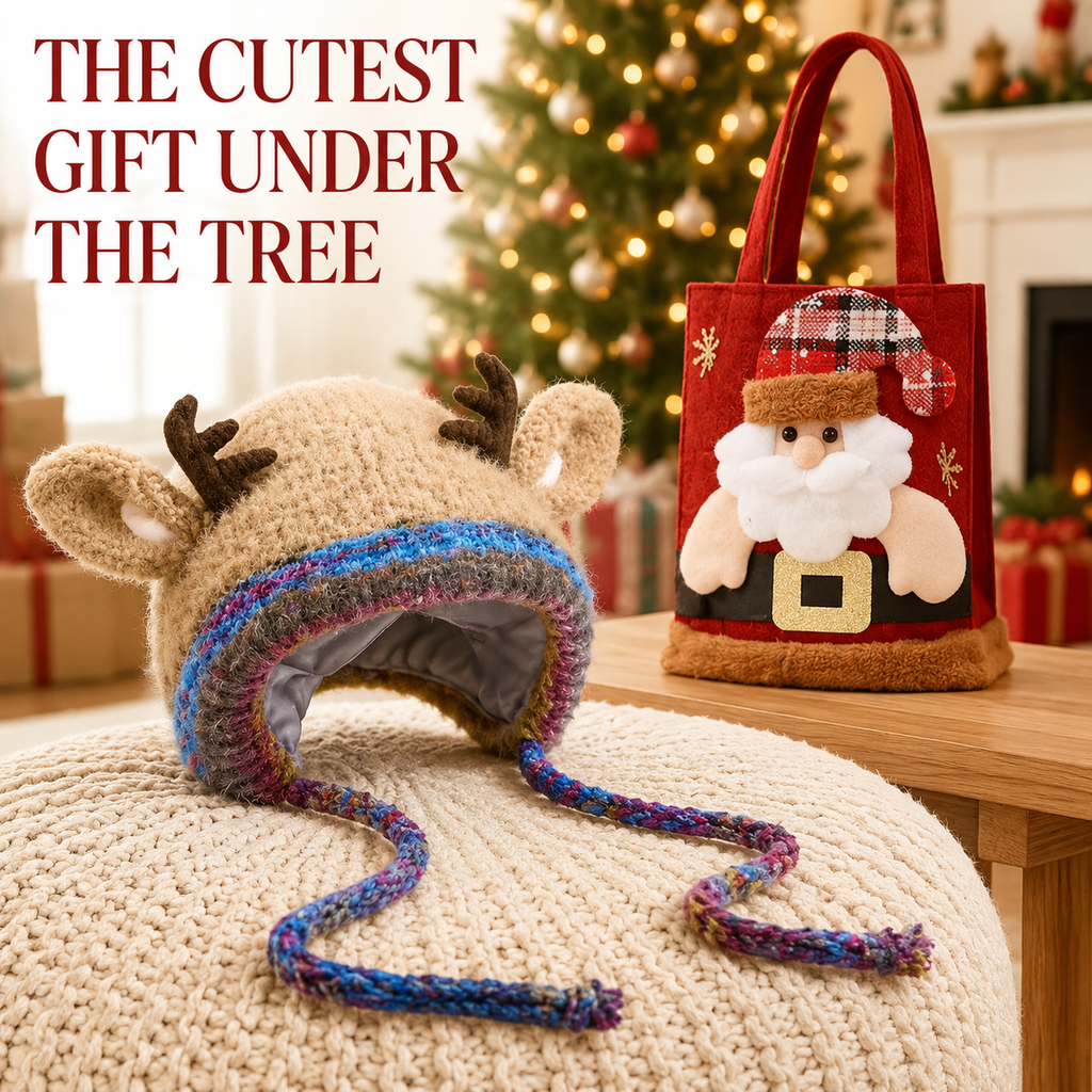 ❄️🎄Original design Festive Christmas Antler Hat🎊🌟