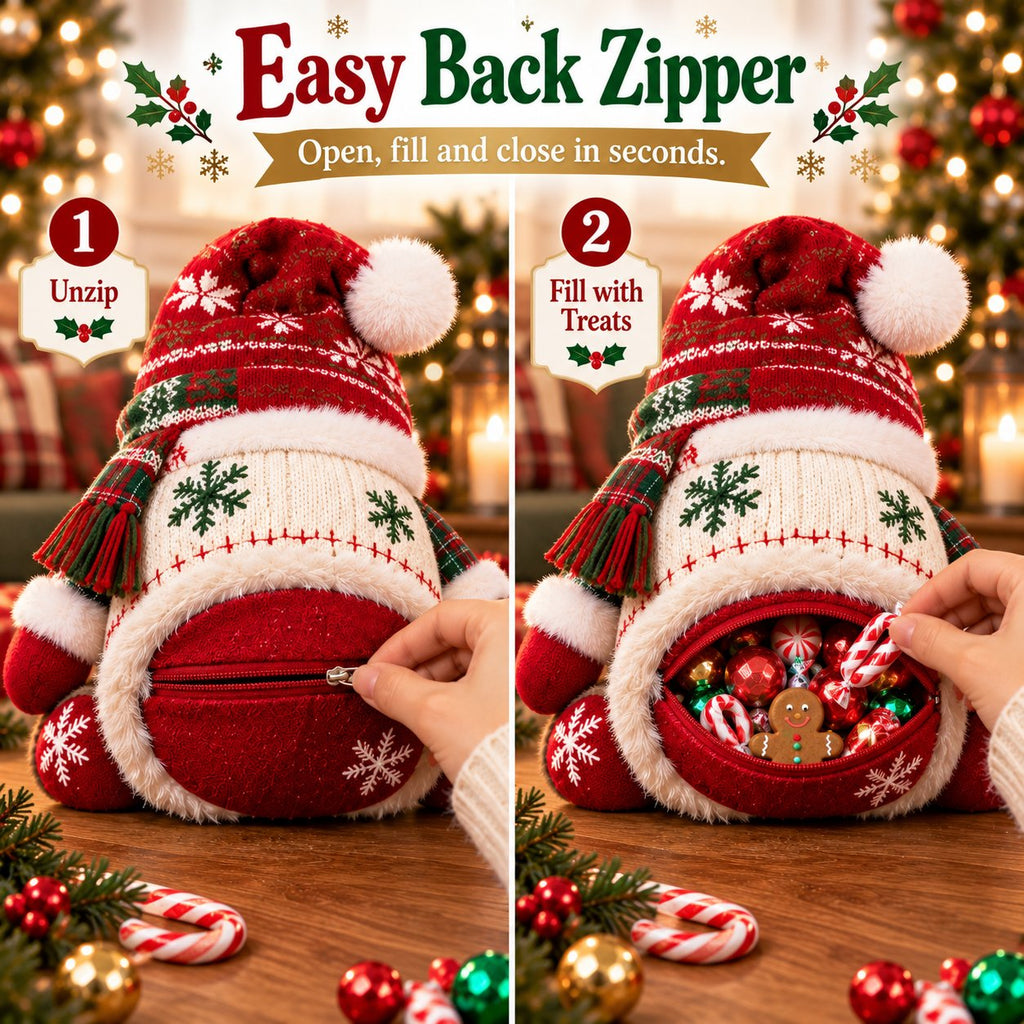 🎅Refillable Christmas Figure Treat Holder