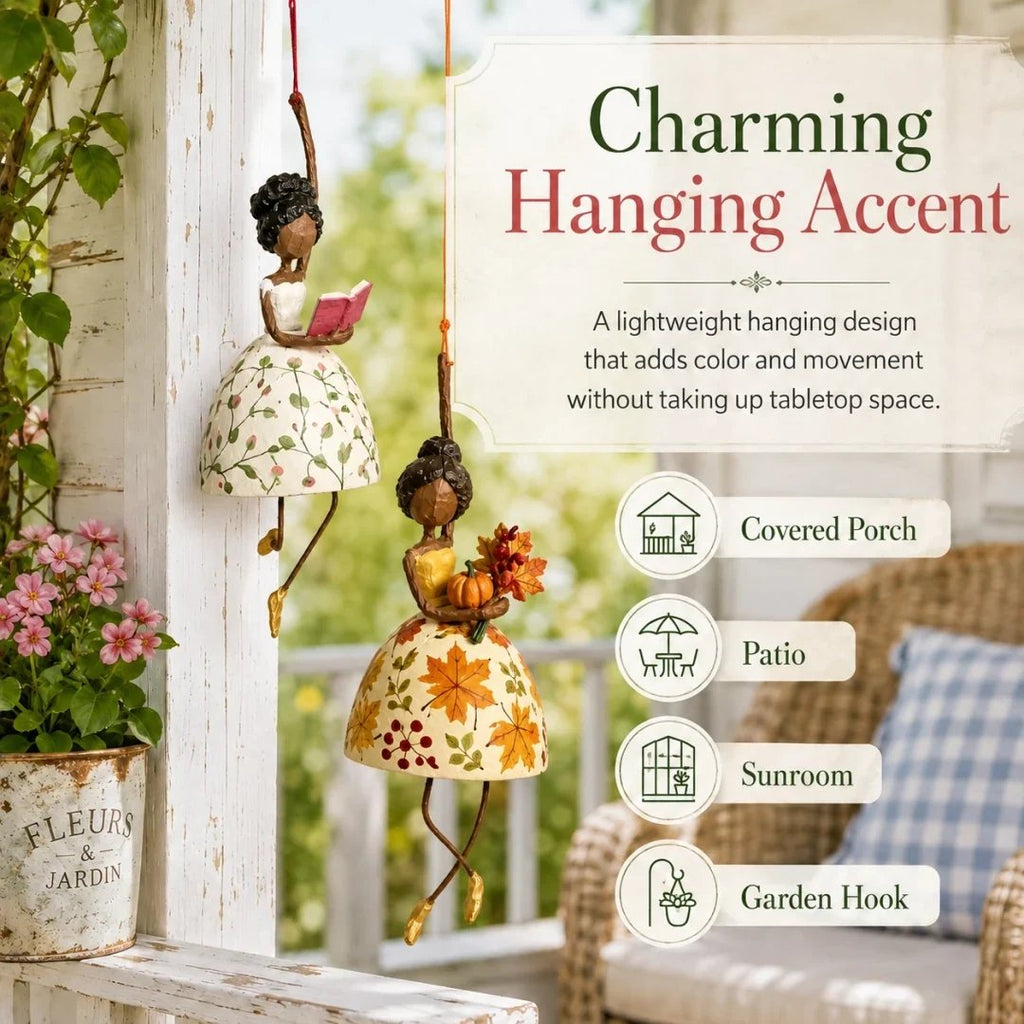 💃✨ Let Your Décor Dance! ✨Whimsical Dancing Lady Hanging Ornament