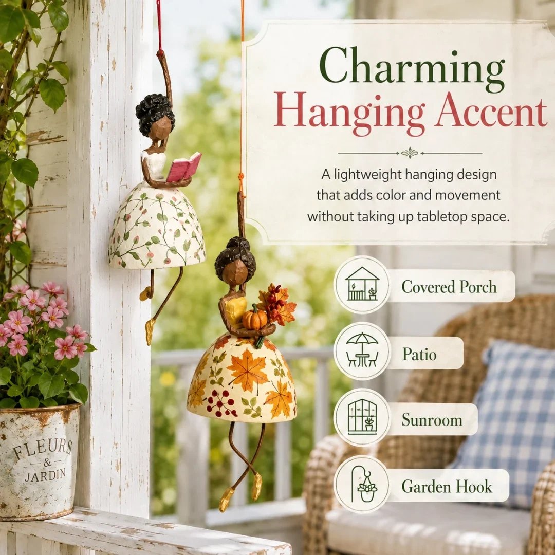 💃✨ Let Your Décor Dance! ✨Whimsical Dancing Lady Hanging Ornament