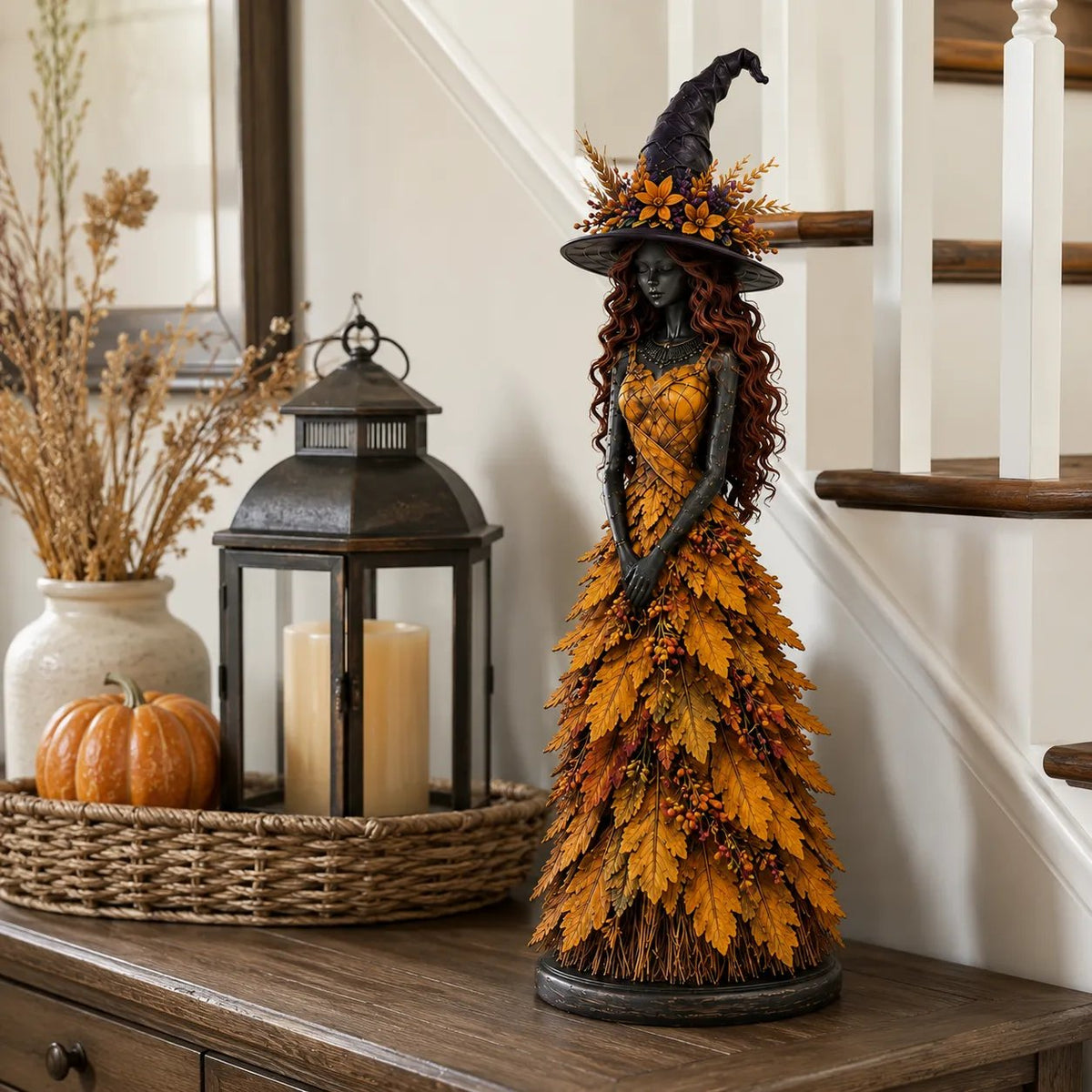 💥LAST DAY: 49% OFF - 🧙 Enchanted Autumn Witch Figurine (📦Buy 2, get free shipping)