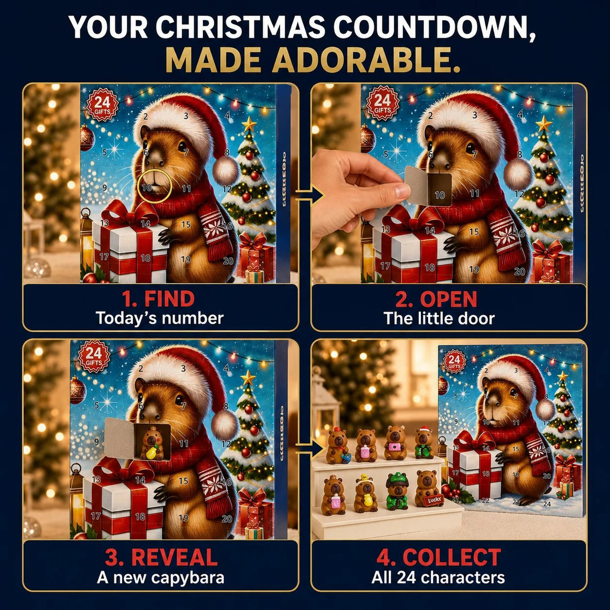 2026 "Capybara" Christmas Advent Calendar