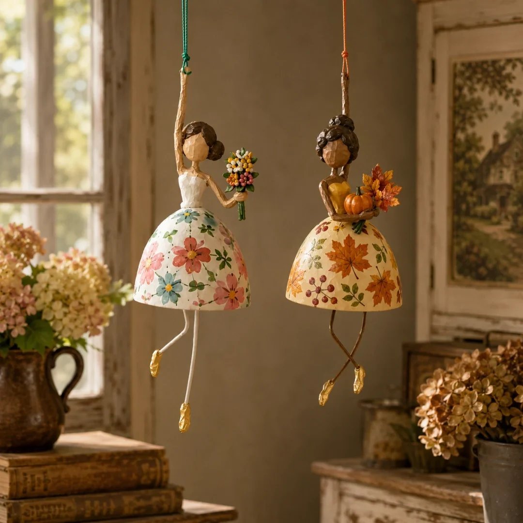 💃✨ Let Your Décor Dance! ✨Whimsical Dancing Lady Hanging Ornament