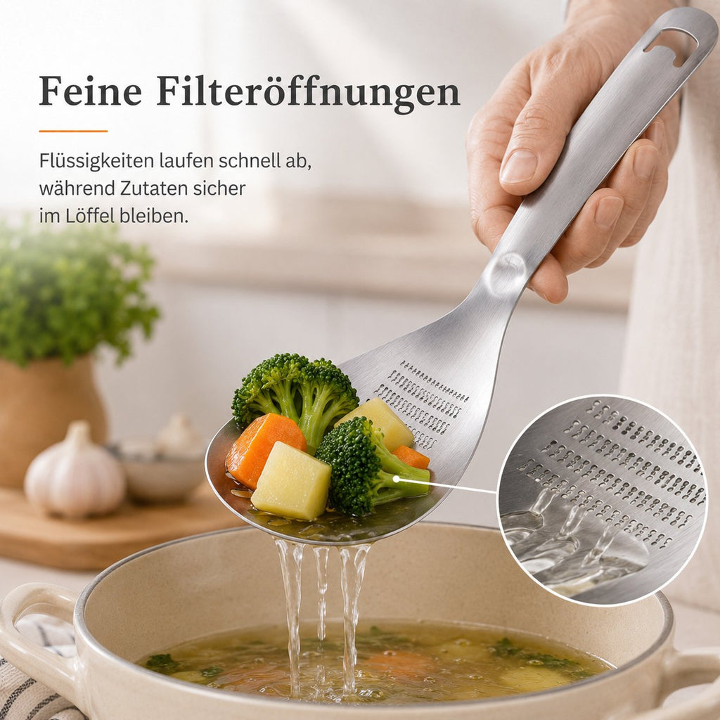 🥄 Multifunctional Stainless Steel Kitchen Spoon