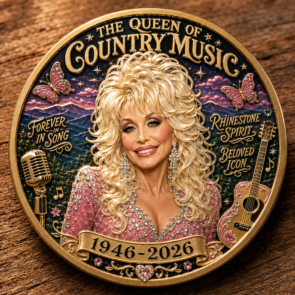 🇺🇸 Last Day Promo: 49% OFF🎸🦋Queen of Country Music Memorial Commemorative Coin