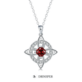 Mystical Birthstone Witches Knot Necklace – Natural Crystal🔮💞Protect Your Loved Ones